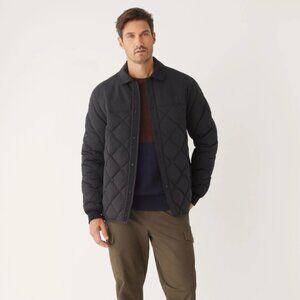 Frank & Oak Skyline Collared Jacket - Men's, Medium, Black